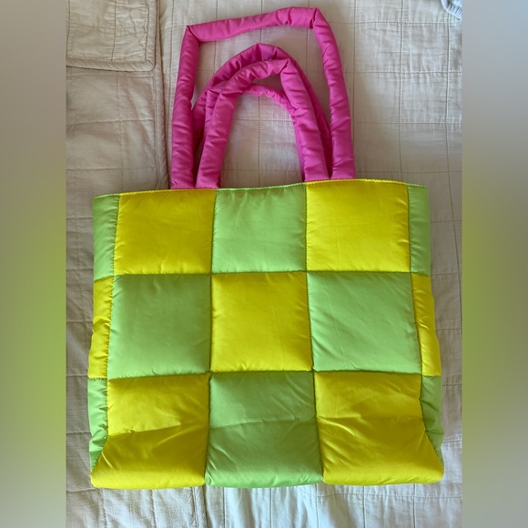 Fruit Riot Pink and Yellow Tote Bag - Picture 2 of 3